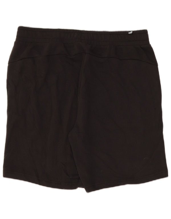 Puma Mens Graphic Sport Shorts XL Black Cotton
