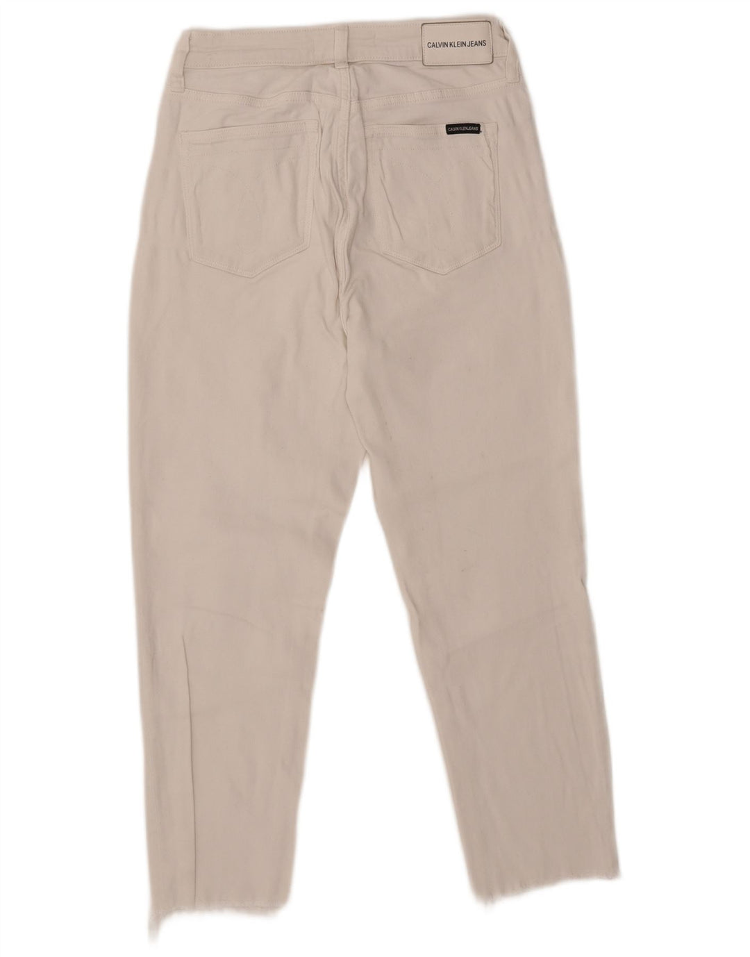 Calça jeans feminina CALVIN KLEIN W30 L24 algodão branco