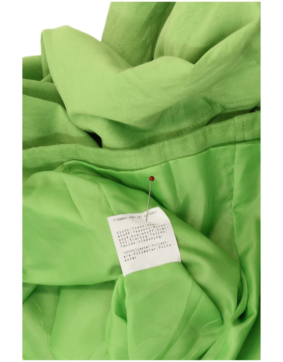 Jaqueta Blazer Feminina Vintage Reino Unido 12 Poliéster Verde Médio