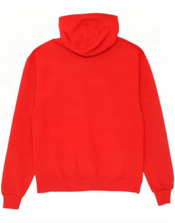 Champion masculino gráfico moletom com capuz XL algodão vermelho