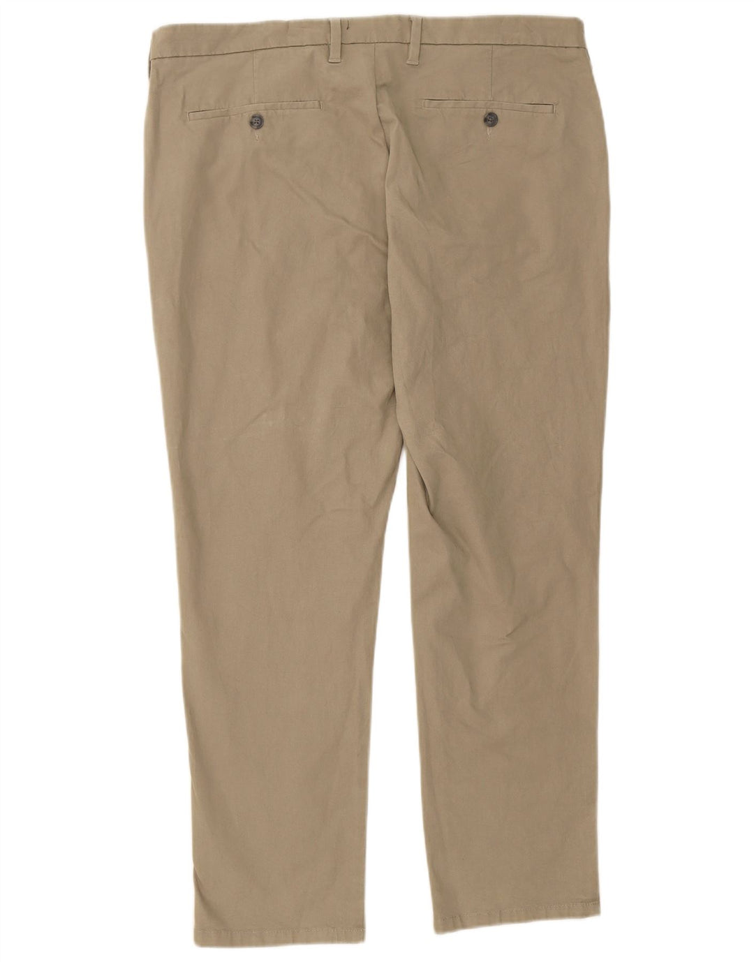 Calça chino masculina MARKS & SPENCER W38 L29 algodão bege