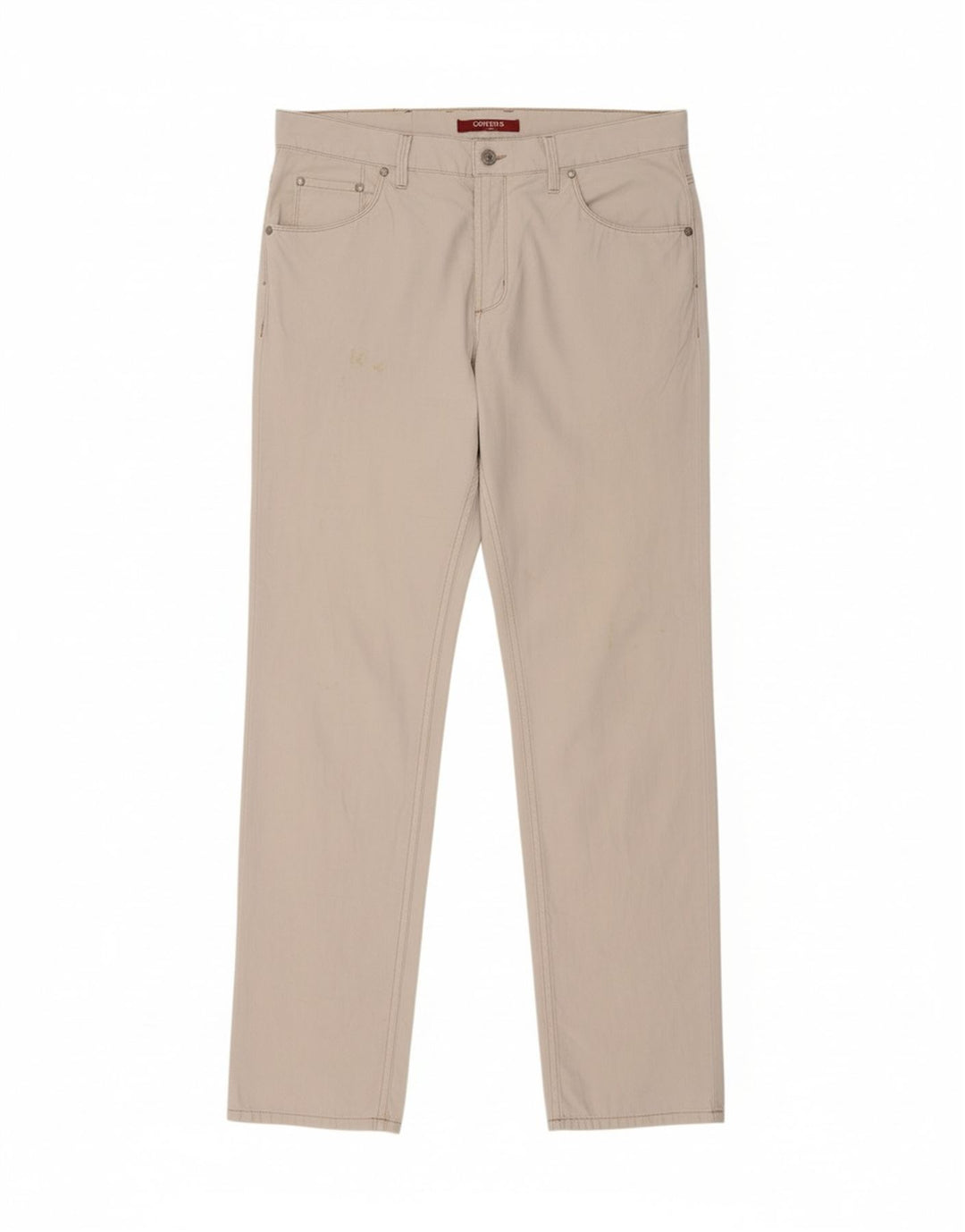 Calça masculina casual regular CARRERA W34 L34 algodão cinza