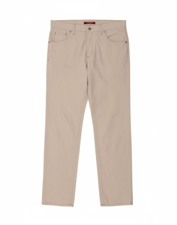 Calça masculina casual regular CARRERA W34 L34 algodão cinza