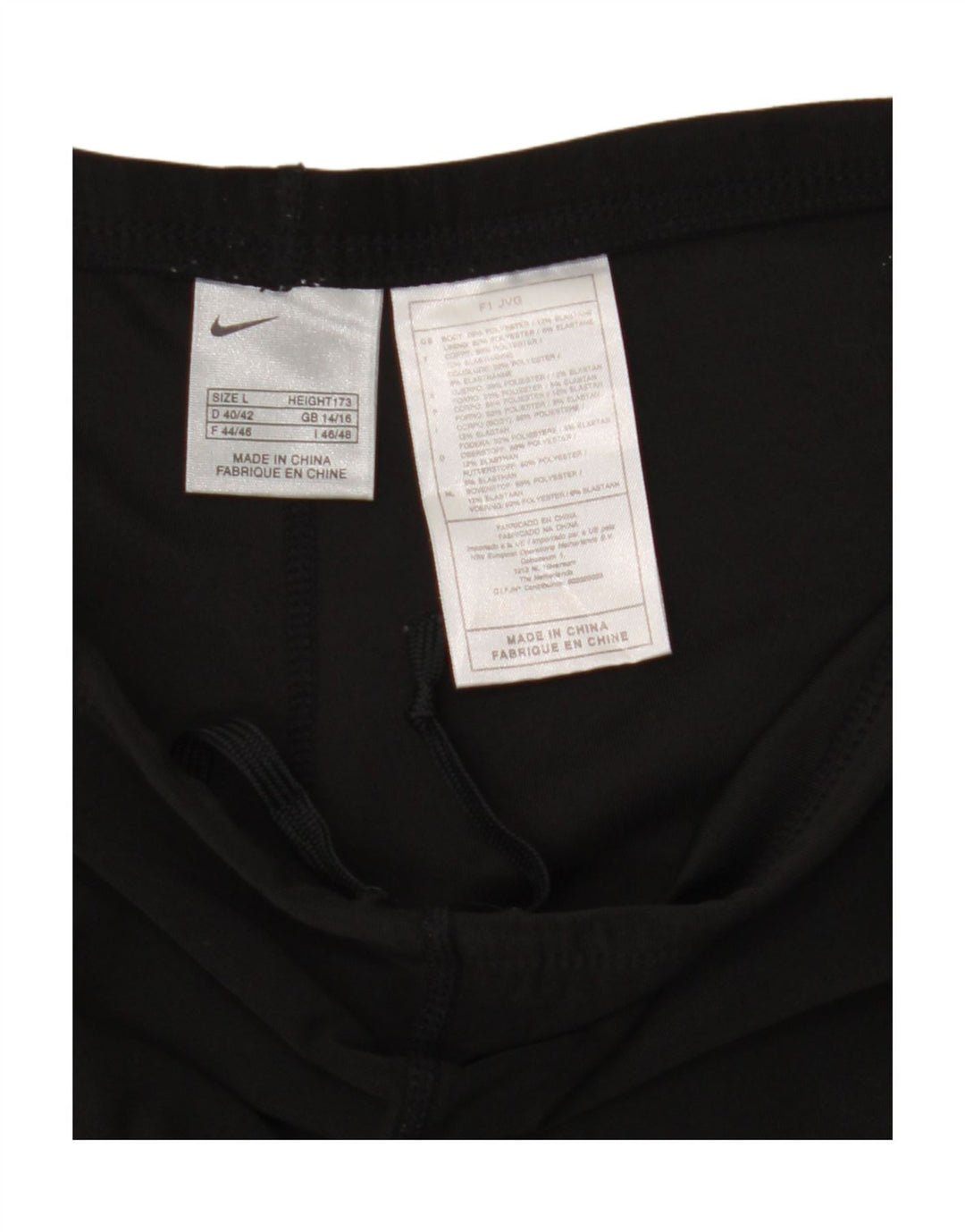 Leggings Nike Feminino UK 14/16 Grande Poliéster Preto