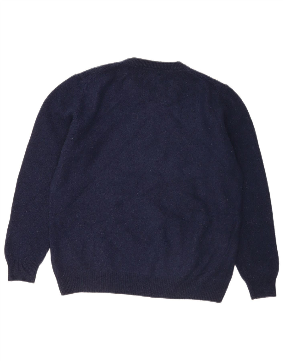 Suéter masculino Marks & Spencer Blue Harbor com gola redonda, marinho médio