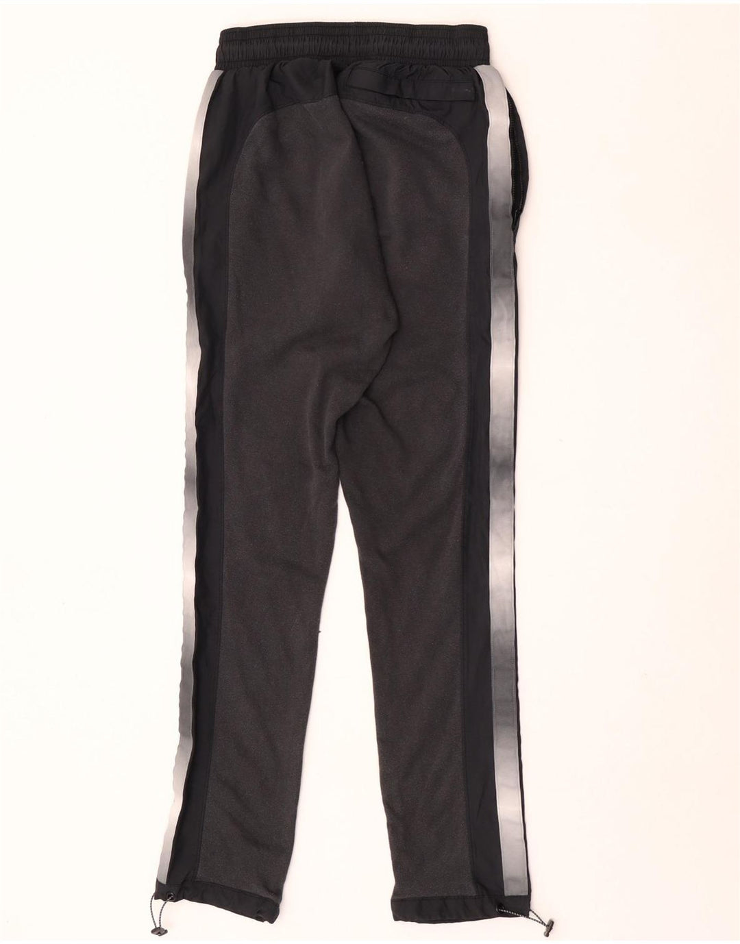 Calça de treino masculina Under Armour pequena cinza colorblock algodão