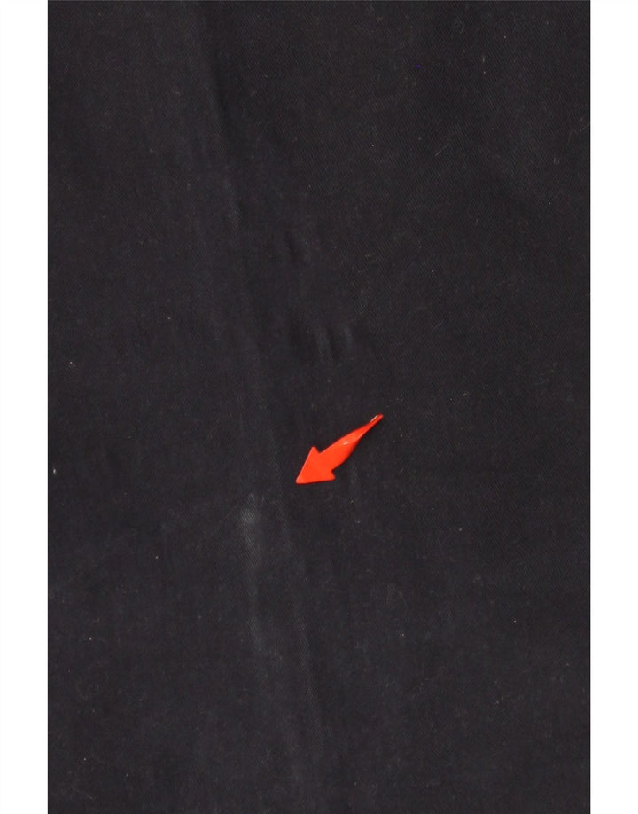 ARMANI Mens Straight Chino Calças EU 52 XL W36 L36 Azul Marinho Algodão