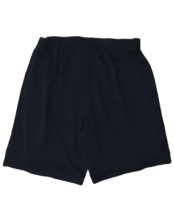 Shorts esportivos masculinos Nike Dri Fit pequenos poliéster azul marinho