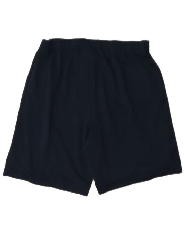 Shorts esportivos masculinos Nike Dri Fit pequenos poliéster azul marinho