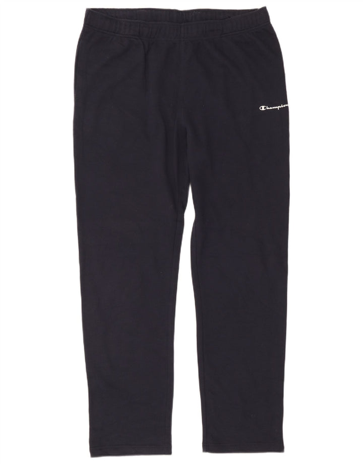 Calça de treino masculina regular Champion 3XL algodão azul marinho