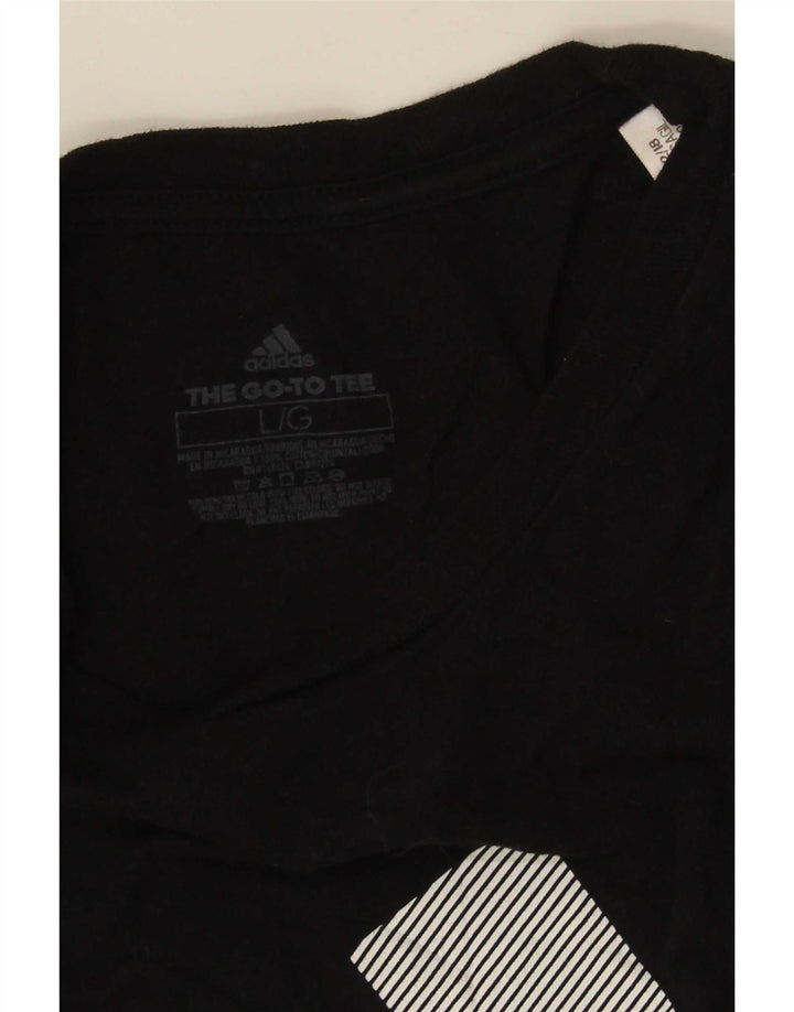 Camiseta Adidas Masculina Graphic Top Grande Preto