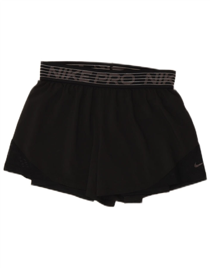 Shorts esportivos gráficos femininos Nike UK 14 médio preto