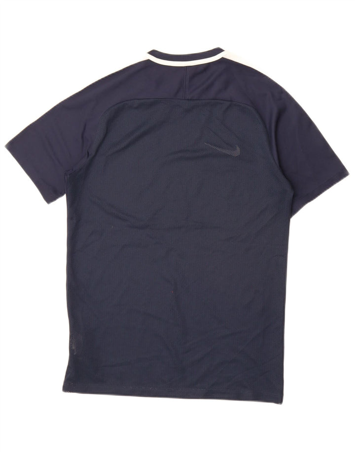 Camiseta Nike Masculina Dri Fit Top Pequeno Poliéster Azul Marinho