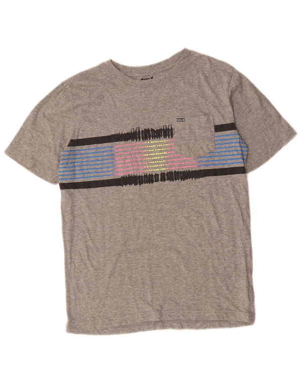 Camiseta Hurley Girls Graphic 14-15 Anos XL Cinza Algodão
