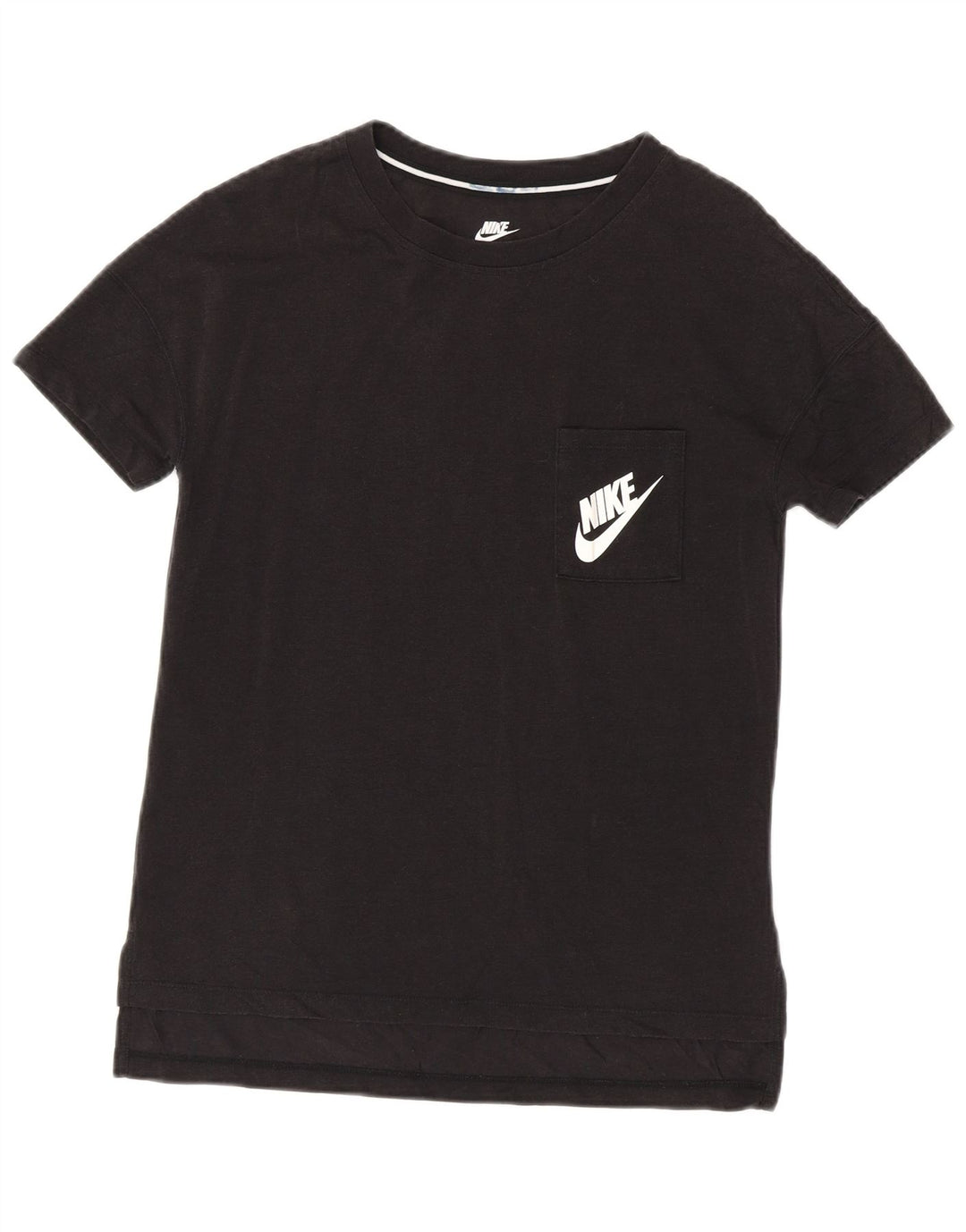 Camiseta feminina Nike Graphic UK 12 Médio Preto Modal