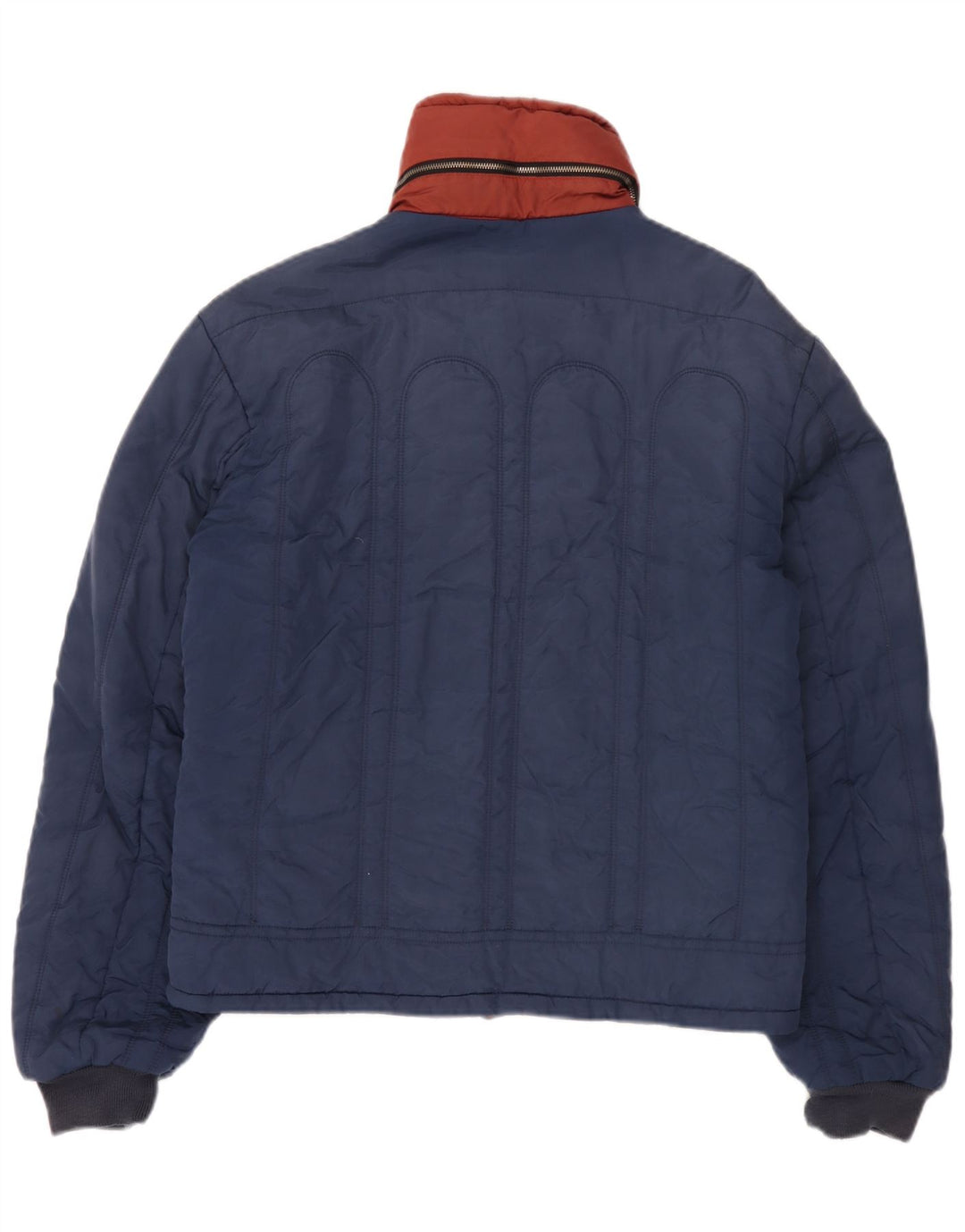Jaqueta bomber masculina diesel com capuz UK 42 XL azul nylon