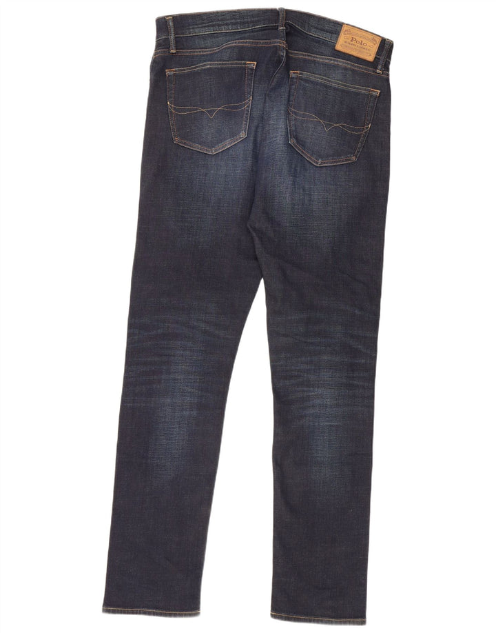 POLO RALPH LAUREN Jeans Slim Masculino W33 L34 Azul Marinho Algodão