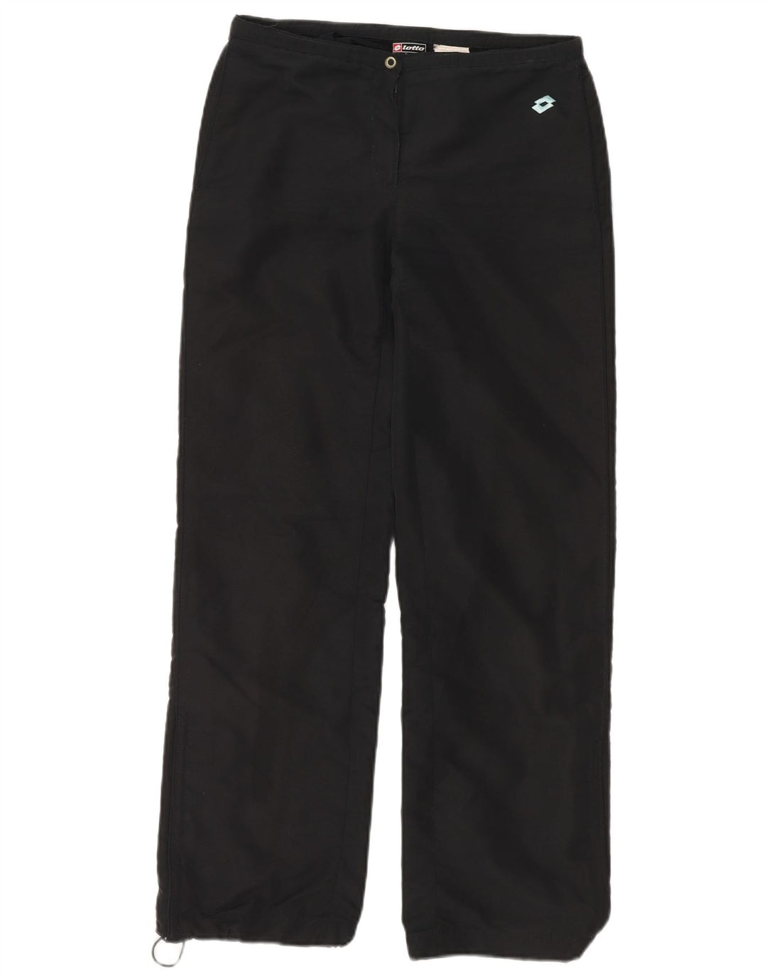 Calça de treino feminina LOTTO UK 8 pequena poliéster preta
