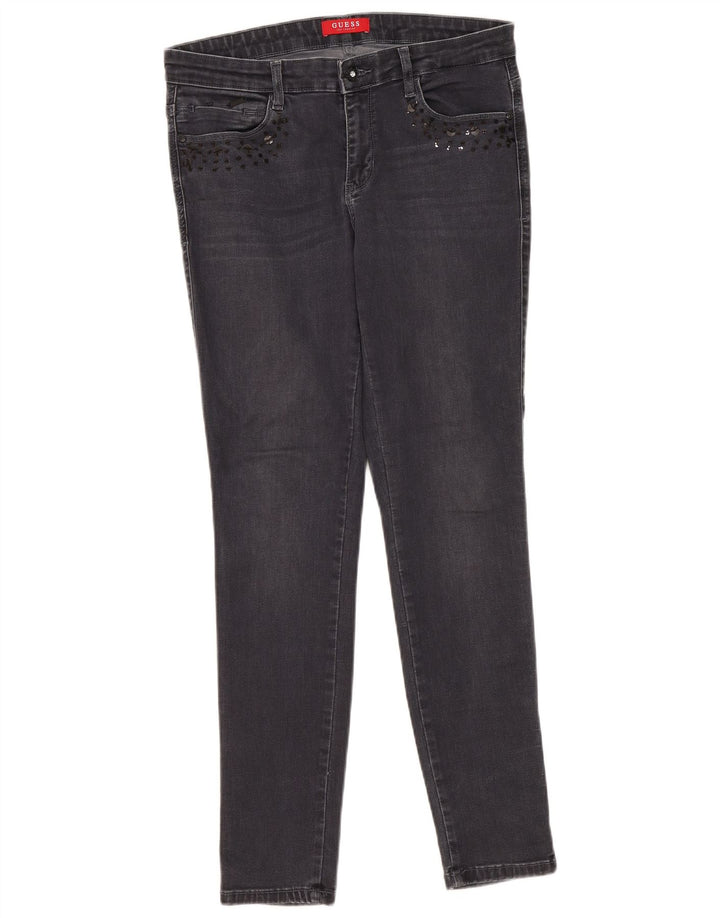 Guess Jeans Skinny Feminino W30 L30 Algodão Cinza