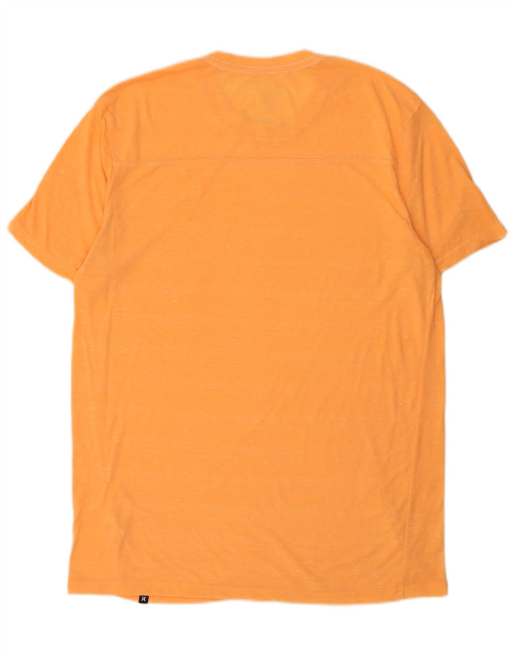 Camiseta masculina Hurley Premium Fit grande poliéster laranja