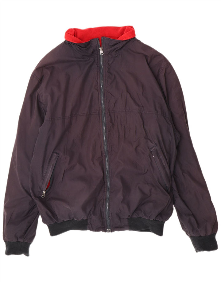 Jaqueta bomber masculina Musto UK 42 XL poliéster azul marinho