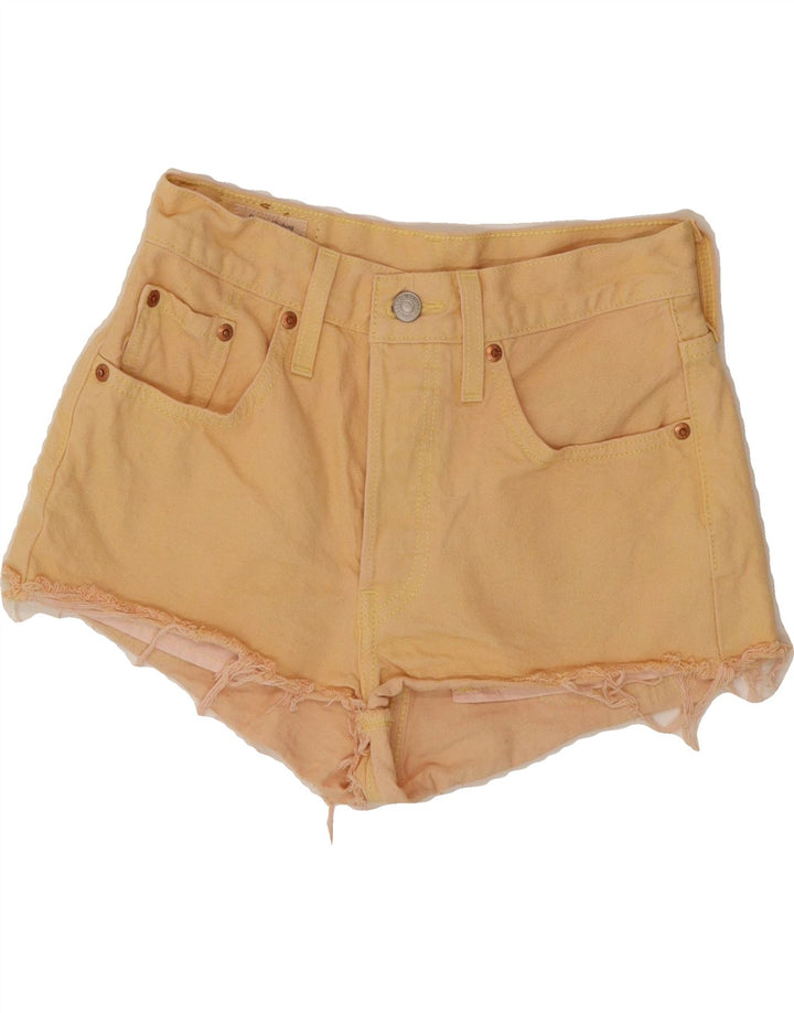 LEVI'S Womens Denim Shorts W28 Medium Beige Vintage Levi's and Second-Hand Levi's from Messina Hembry 