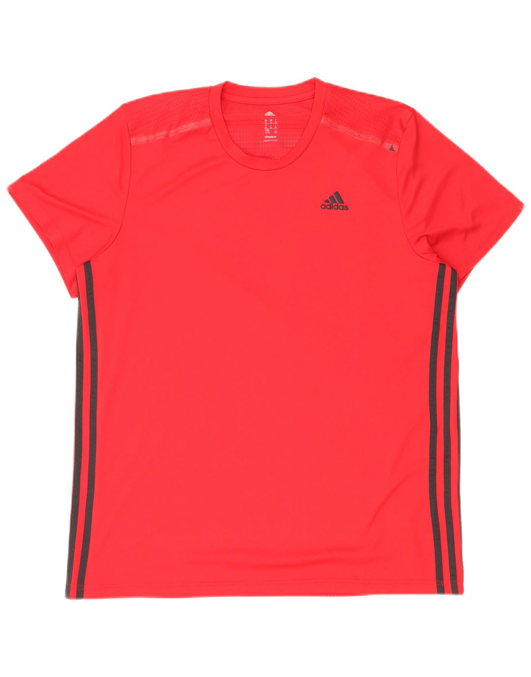Adidas Mens Climacool T-Shirt Top XL Vermelho Poliéster