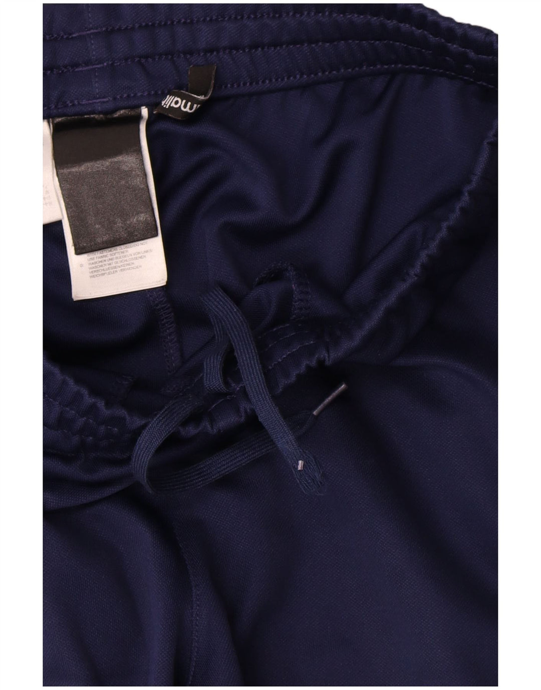 Calças de treino Adidas Mens Climalite XS azul marinho poliéster