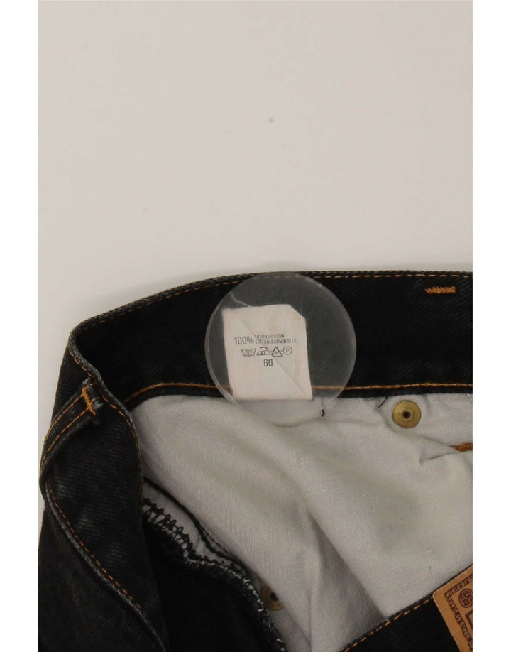 Casucci Mens Straight Jeans IT 48 Médio W30 L27 Algodão Preto