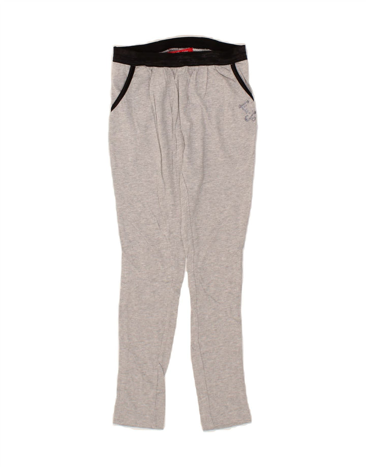LIU JO Girls Tracksuit Trousers 7-8 Years Grey Cotton Vintage Liu Jo and Second-Hand Liu Jo from Messina Hembry 
