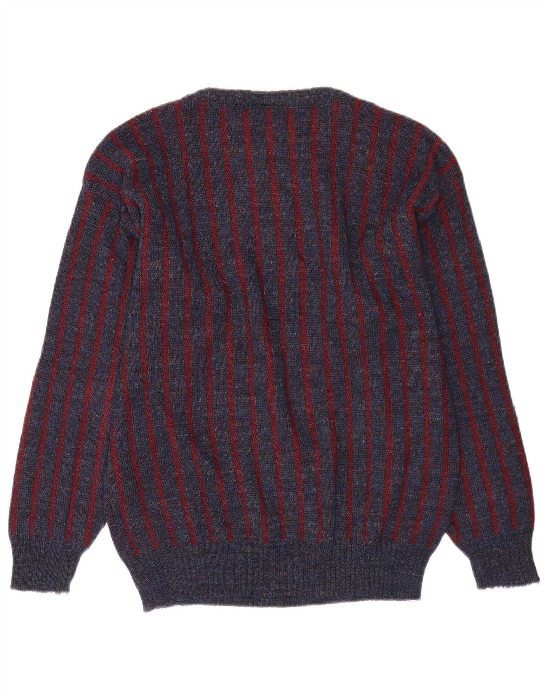 Angelo Litrico Suéter masculino com gola redonda EU 48/50 médio azul geométrico