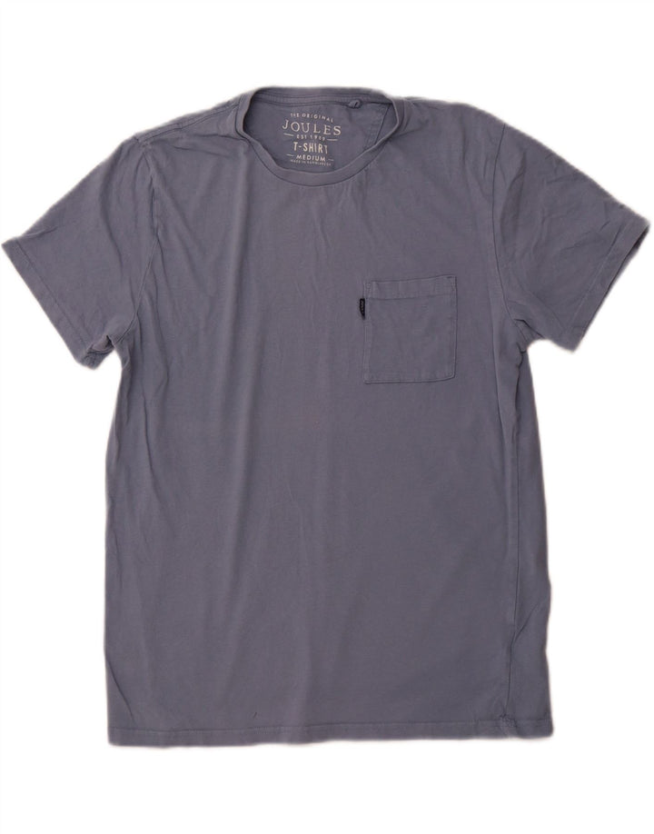 Camiseta masculina JOULES Top médio algodão azul