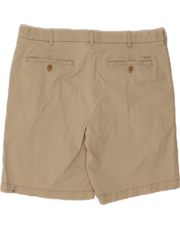 IZOD Mens Salt Water Chino Shorts W38 XL Beige Cotton Vintage Izod and Second-Hand Izod from Messina Hembry 