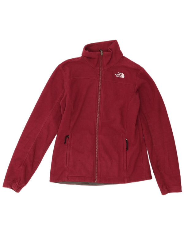 Jaqueta de lã feminina The North Face UK 10 poliéster pequeno Borgonha