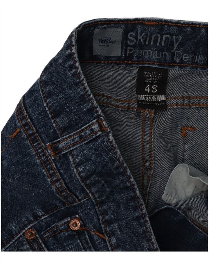 MOSSIMO Jeans Skinny Feminino US 4 Pequeno W29 L29 Azul Algodão