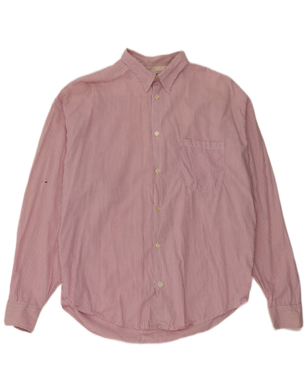 Camisa masculina POP 84 XL algodão listrado roxo