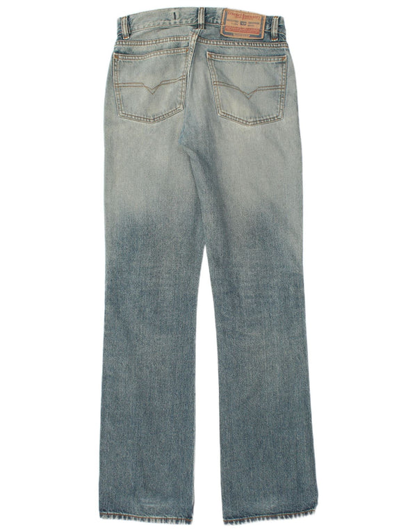 Jeans feminino Diesel Bootcut desgastado W30 L34 azul algodão