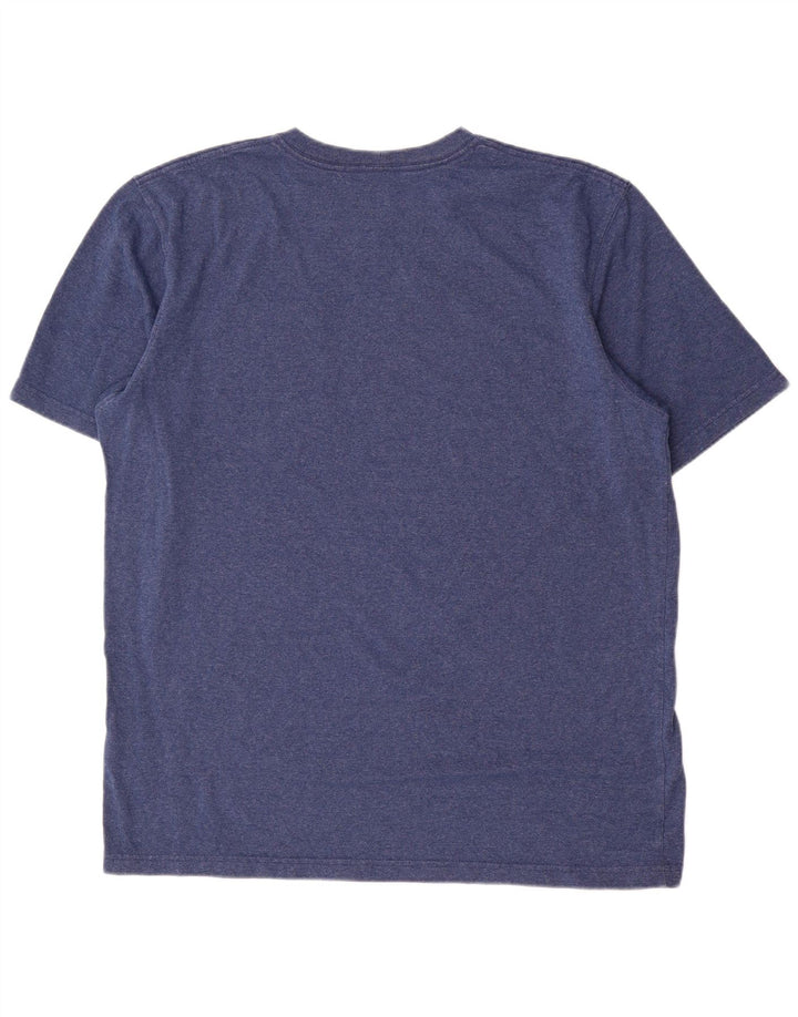 Camiseta masculina Carhartt grande algodão azul marinho