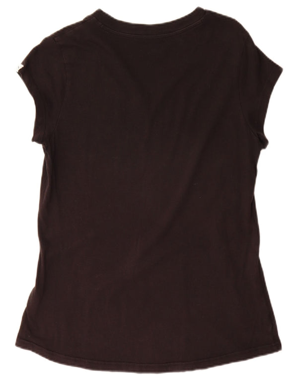 Puma Camiseta Feminina Graphic Top UK 14 Grande Preto