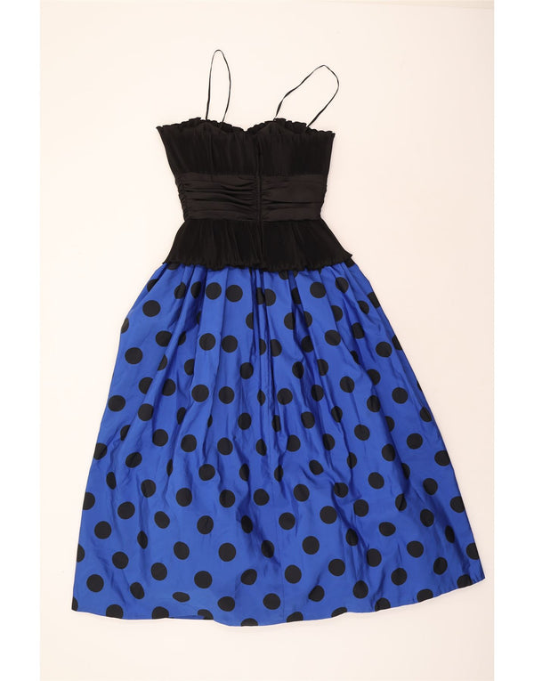 Trina LEWIS & MARJON COUTURE Vestido Maxi Feminino Reino Unido 14 Azul Médio