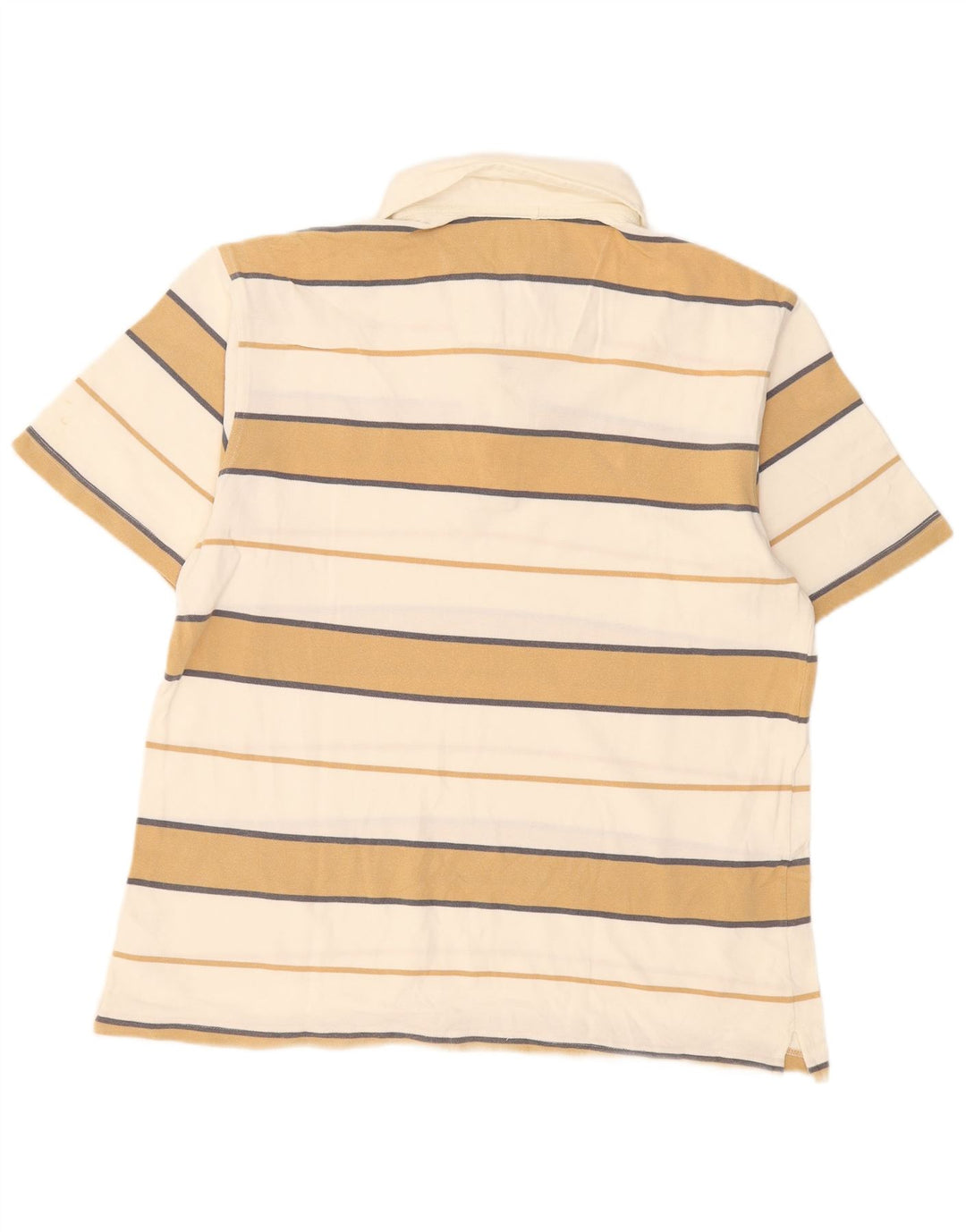 Camisa polo masculina Lotto grande listrada branca