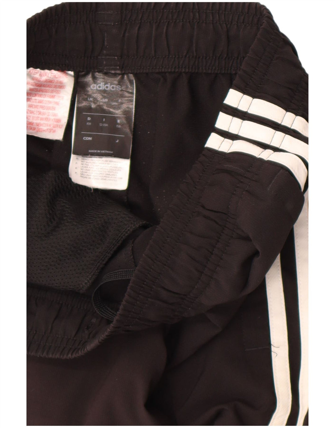 Shorts esportivos Adidas meninos 12-13 anos preto poliéster