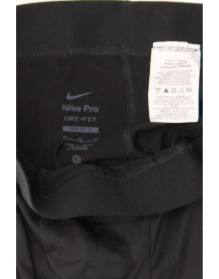 Leggings Nike Femininas Tight Fit UK 12 Médio Preto Poliéster