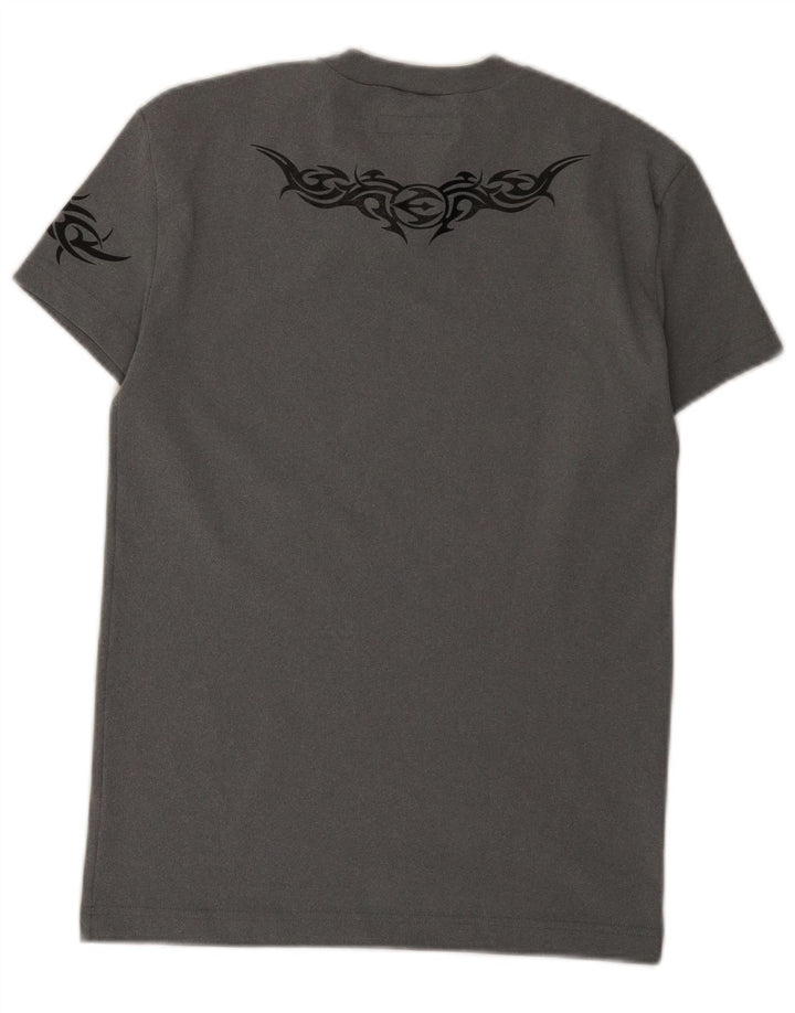 Camiseta Energie Boys Graphic Top 13-14 Anos Grande Cinza Poliamida