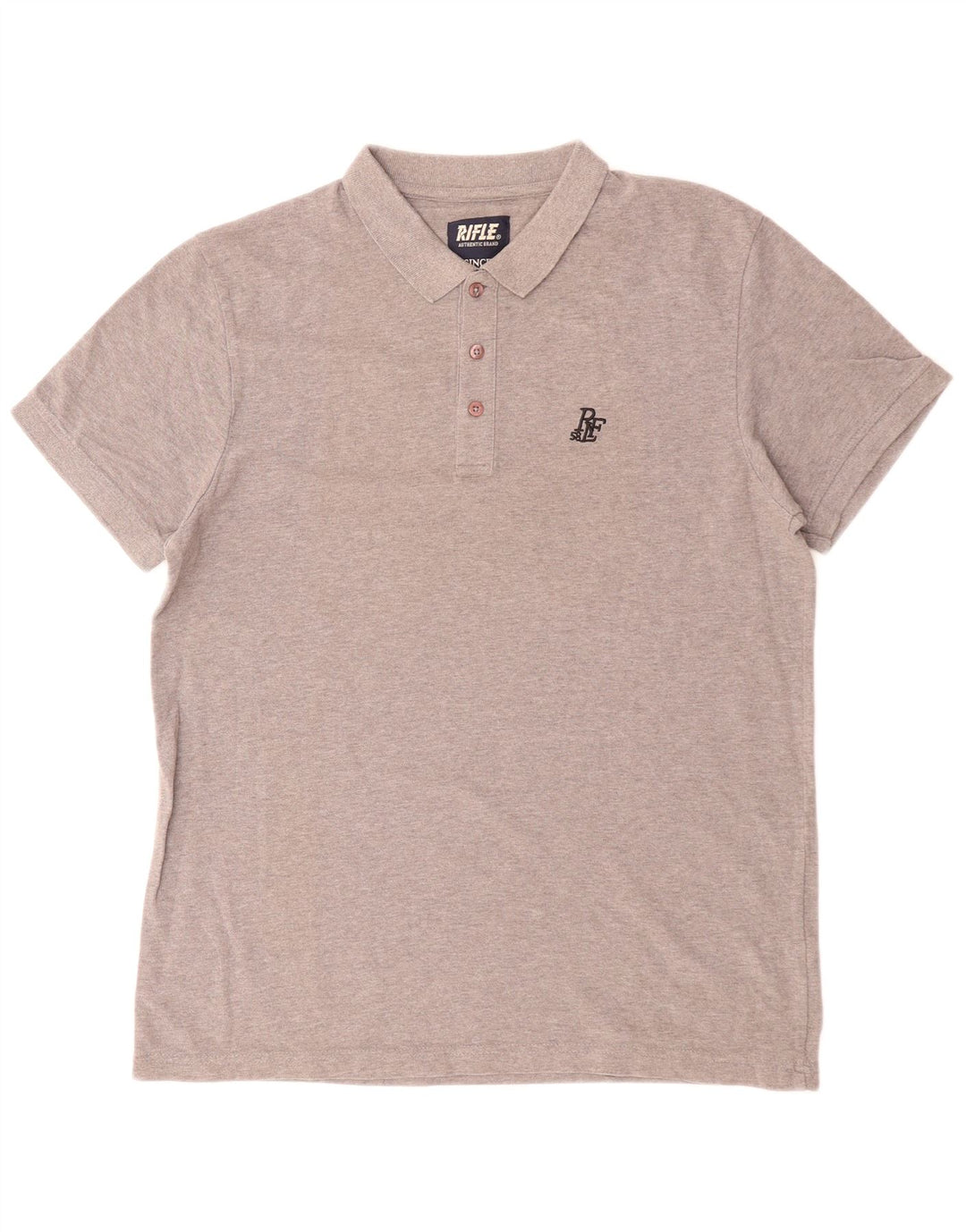 Camisa polo masculina RIFLE XL algodão cinza