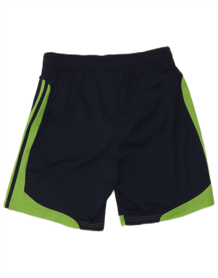 Adidas Mens Clima 365 Sport Shorts Médio Azul Marinho Colorblock Poliéster