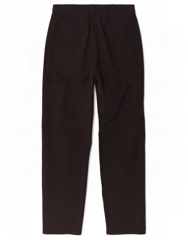 Calça chino feminina Marks & Spencer de cintura alta cônica W28 L28 preta