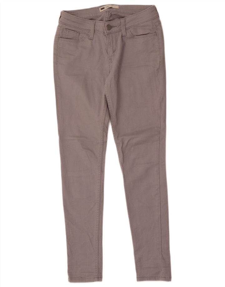 Legging feminina Levi's skinny jeans W26 L30 algodão cinza