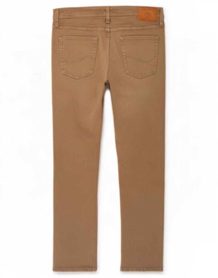 Jeans masculinos Jack & Jones Slim W34 L32 algodão bege