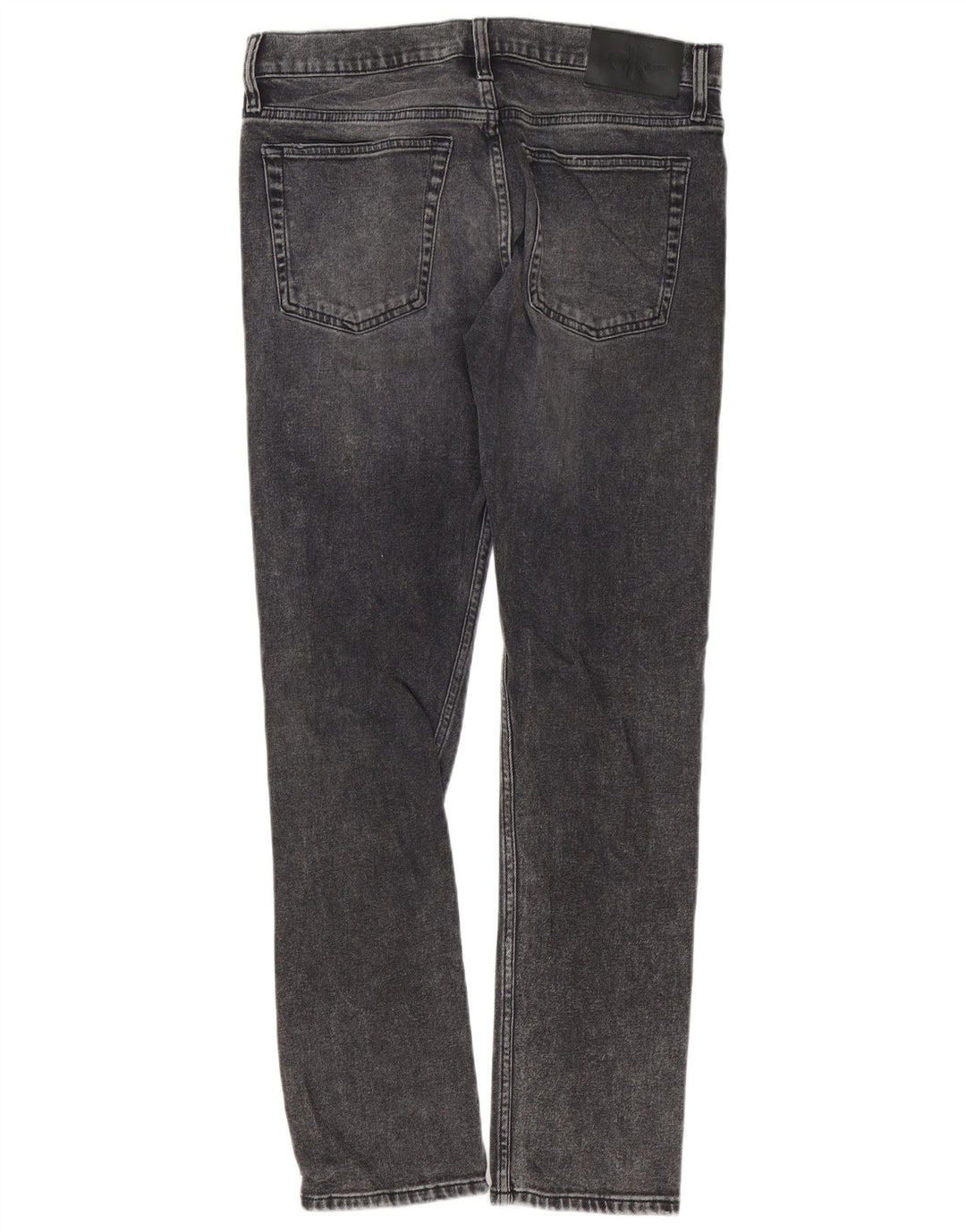 Calvin Klein Masculino Slim Jeans W32 L32 Cinza Algodão